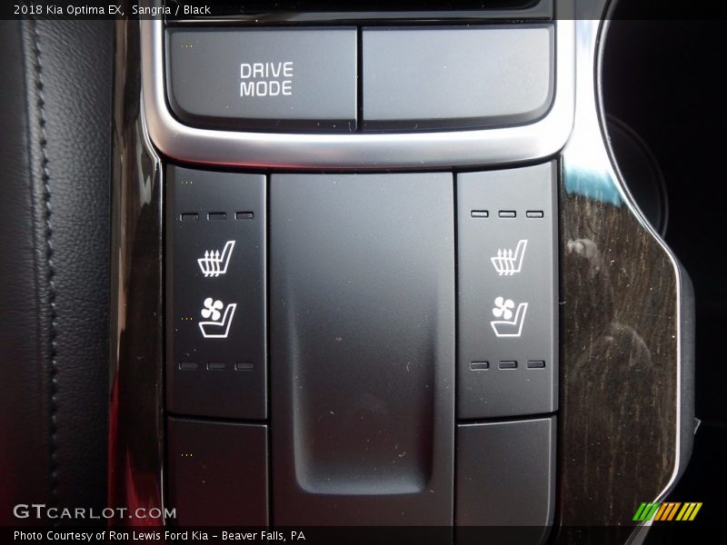 Sangria / Black 2018 Kia Optima EX