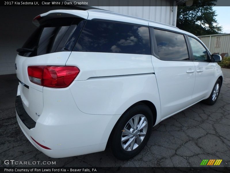 Clear White / Dark Graphite 2017 Kia Sedona LX