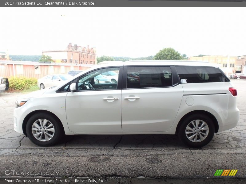 Clear White / Dark Graphite 2017 Kia Sedona LX