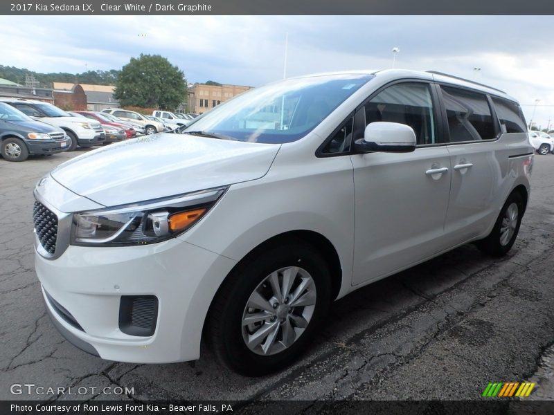 Clear White / Dark Graphite 2017 Kia Sedona LX