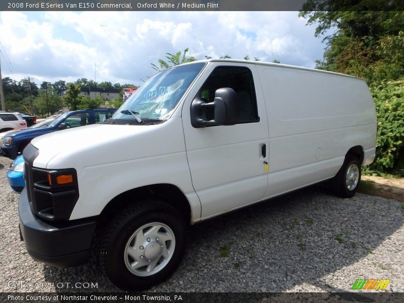 Oxford White / Medium Flint 2008 Ford E Series Van E150 Commercial