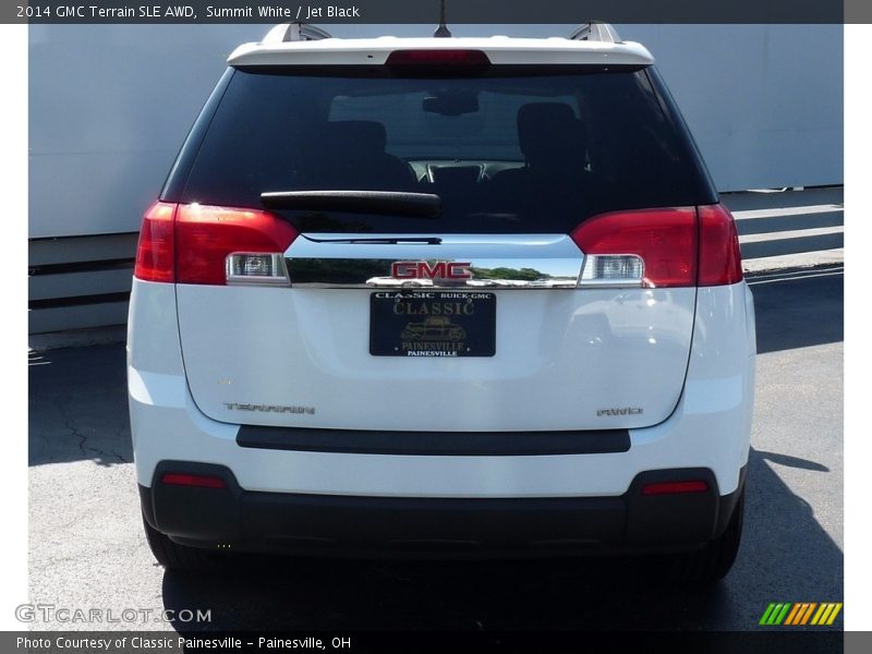Summit White / Jet Black 2014 GMC Terrain SLE AWD