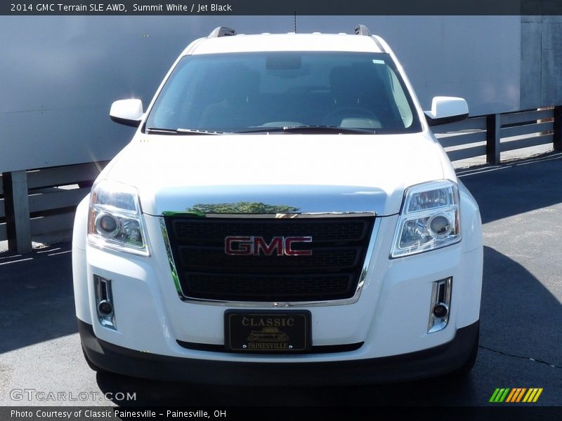 Summit White / Jet Black 2014 GMC Terrain SLE AWD