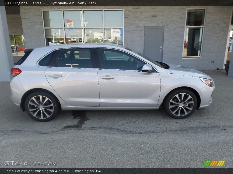 Symphony Air Silver / Black 2018 Hyundai Elantra GT