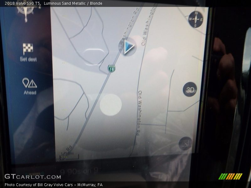 Navigation of 2018 S90 T5