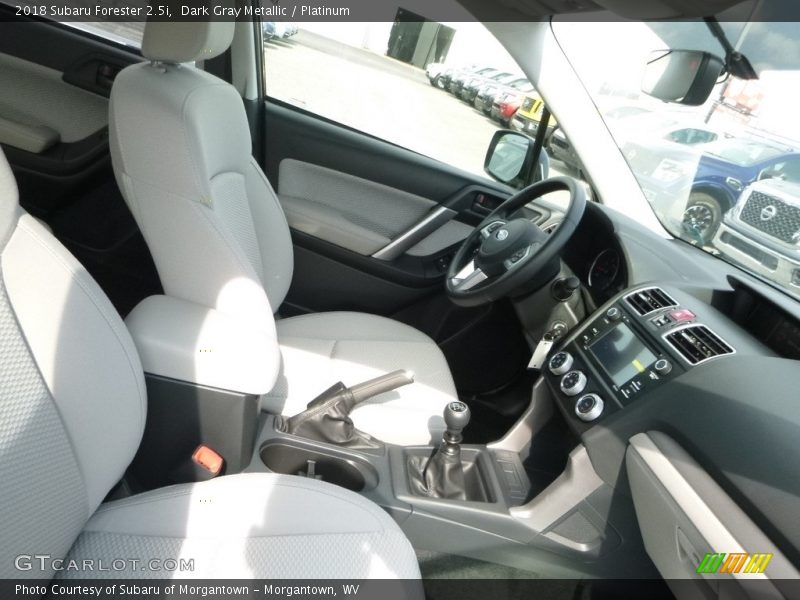 Dark Gray Metallic / Platinum 2018 Subaru Forester 2.5i