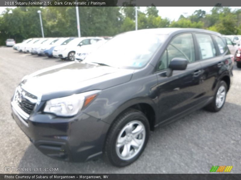 Dark Gray Metallic / Platinum 2018 Subaru Forester 2.5i