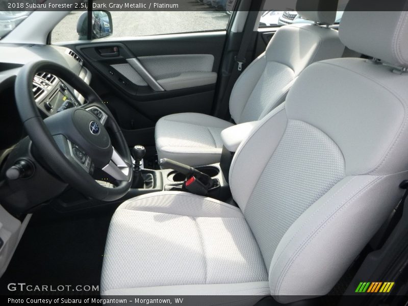 Dark Gray Metallic / Platinum 2018 Subaru Forester 2.5i
