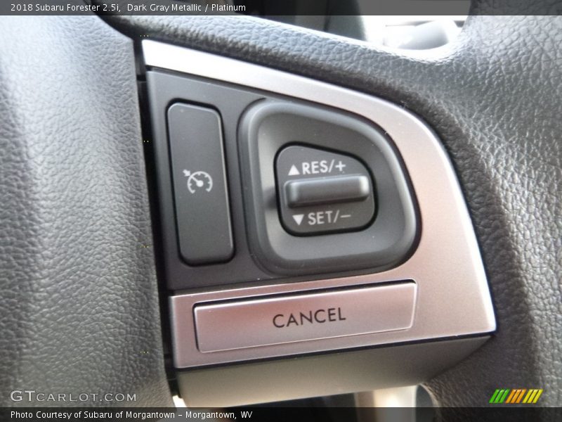 Dark Gray Metallic / Platinum 2018 Subaru Forester 2.5i