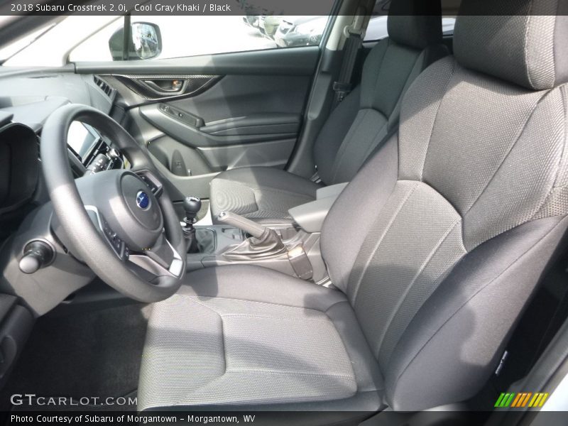 Front Seat of 2018 Crosstrek 2.0i