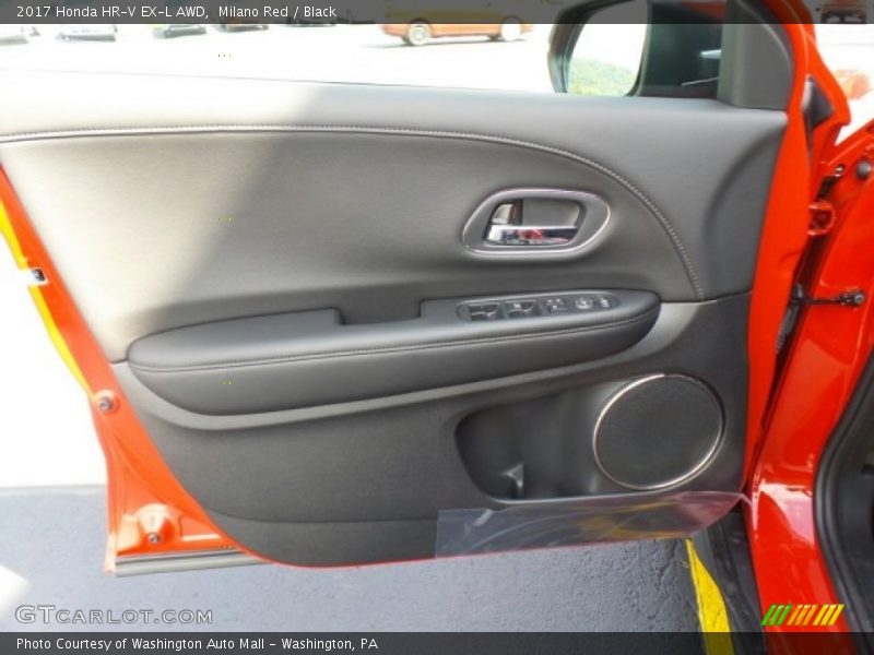 Milano Red / Black 2017 Honda HR-V EX-L AWD