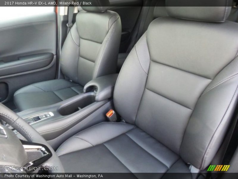 Milano Red / Black 2017 Honda HR-V EX-L AWD