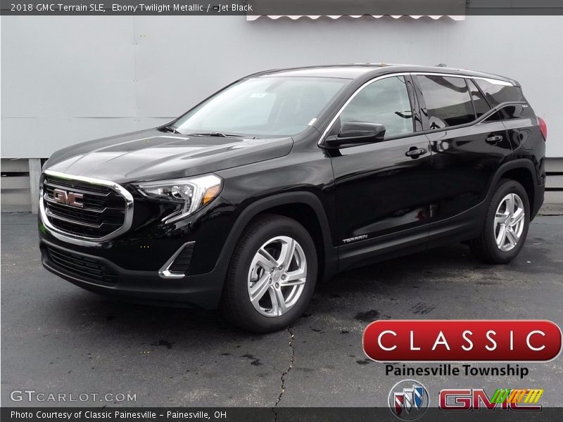 Ebony Twilight Metallic / ­Jet Black 2018 GMC Terrain SLE