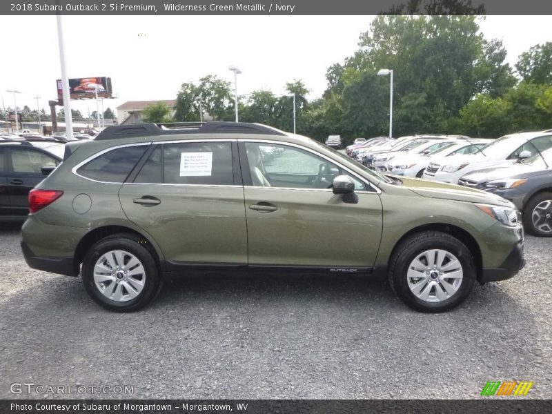 Wilderness Green Metallic / Ivory 2018 Subaru Outback 2.5i Premium