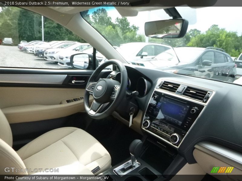 Wilderness Green Metallic / Ivory 2018 Subaru Outback 2.5i Premium