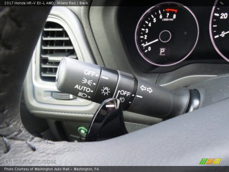 Milano Red / Black 2017 Honda HR-V EX-L AWD