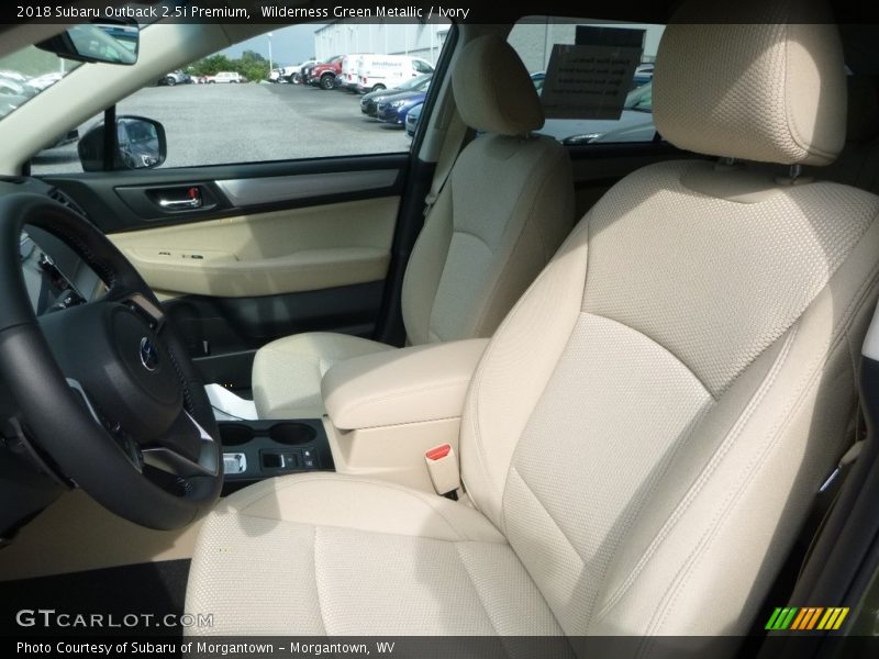 Wilderness Green Metallic / Ivory 2018 Subaru Outback 2.5i Premium