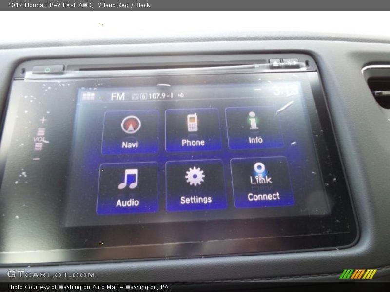 Milano Red / Black 2017 Honda HR-V EX-L AWD