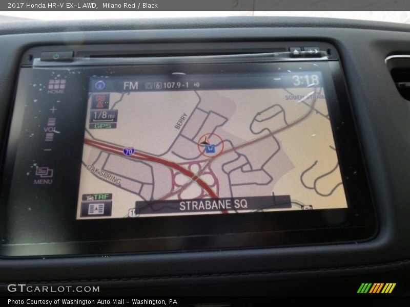 Milano Red / Black 2017 Honda HR-V EX-L AWD
