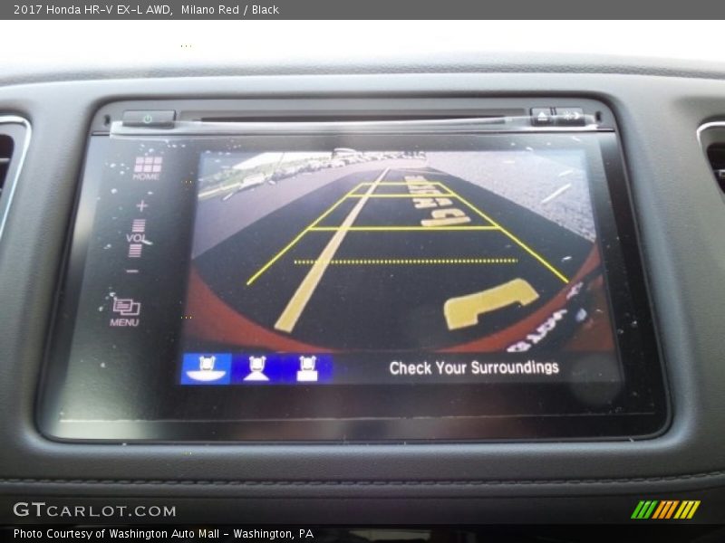 Milano Red / Black 2017 Honda HR-V EX-L AWD
