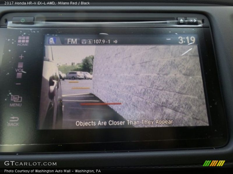 Milano Red / Black 2017 Honda HR-V EX-L AWD