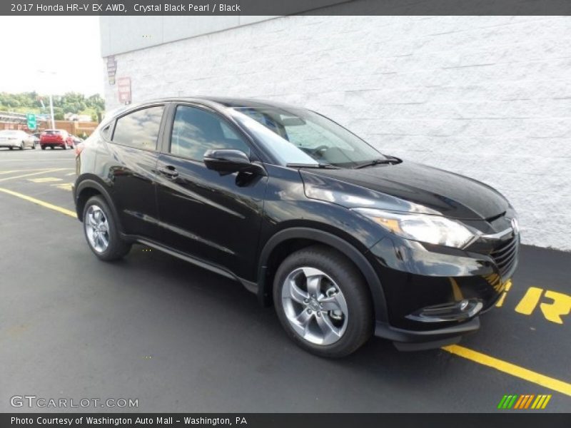 Crystal Black Pearl / Black 2017 Honda HR-V EX AWD