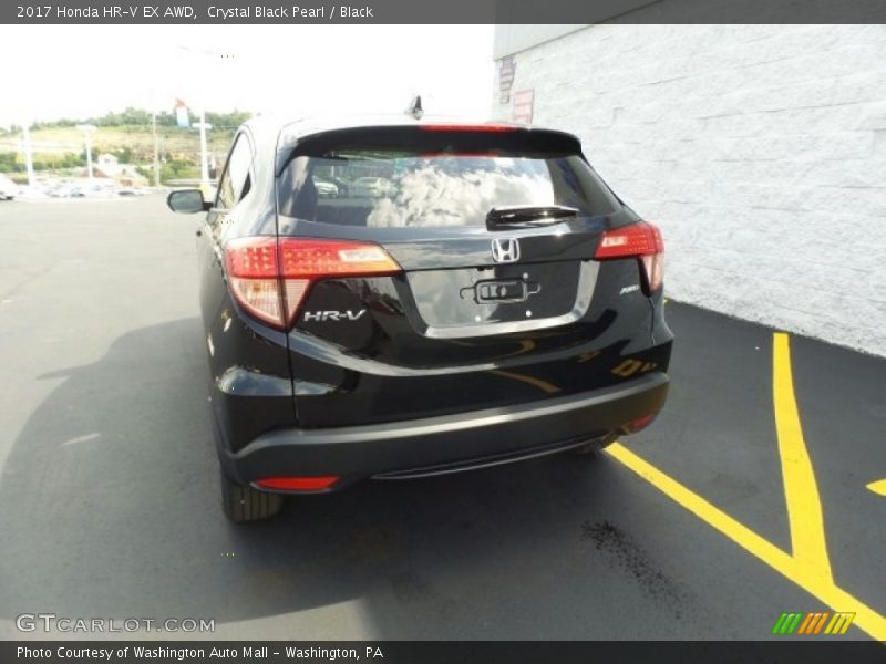 Crystal Black Pearl / Black 2017 Honda HR-V EX AWD