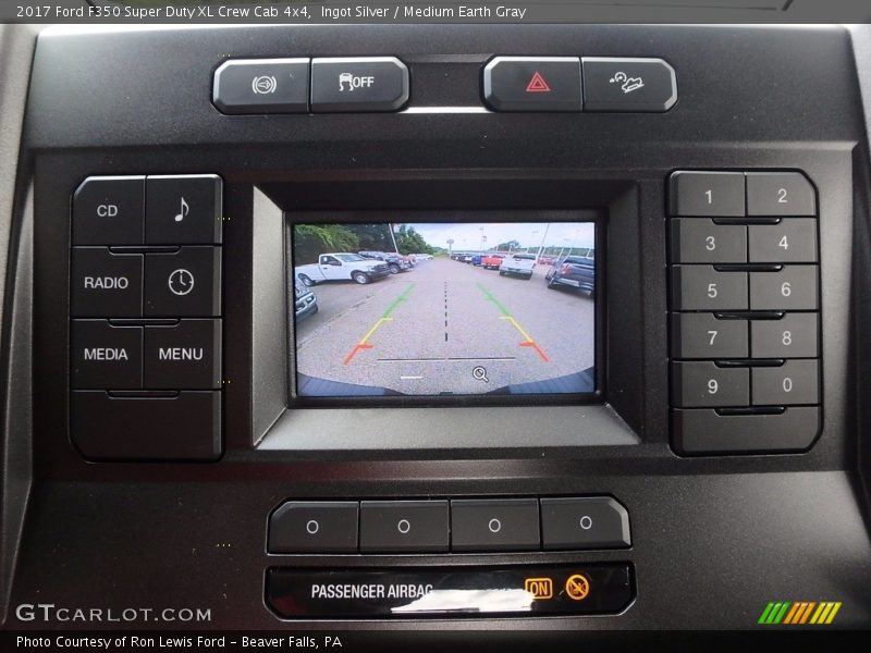 Ingot Silver / Medium Earth Gray 2017 Ford F350 Super Duty XL Crew Cab 4x4