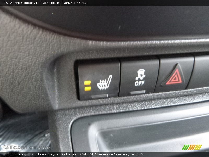 Black / Dark Slate Gray 2012 Jeep Compass Latitude