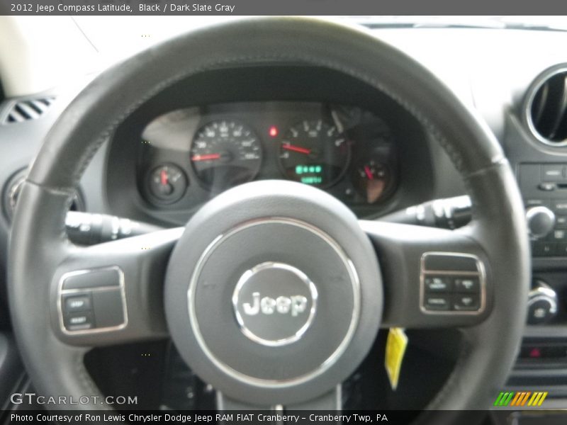 Black / Dark Slate Gray 2012 Jeep Compass Latitude