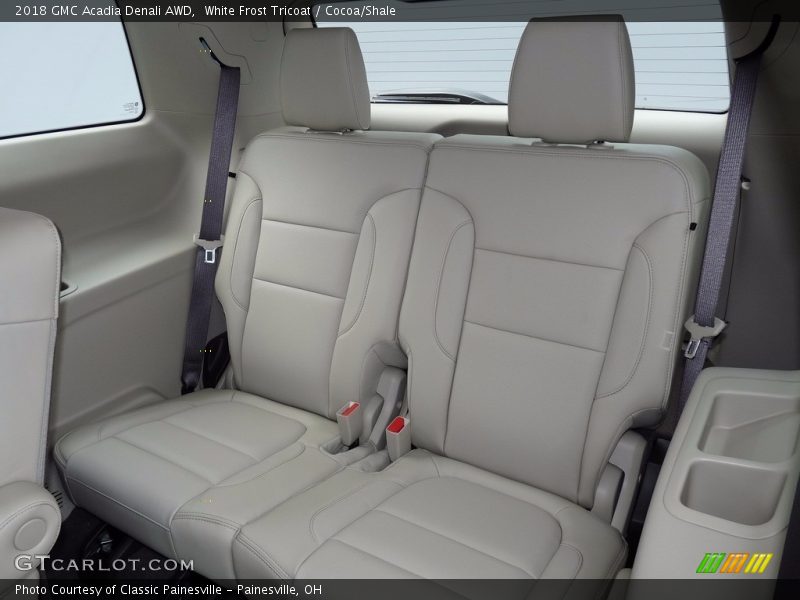 White Frost Tricoat / Cocoa/Shale 2018 GMC Acadia Denali AWD