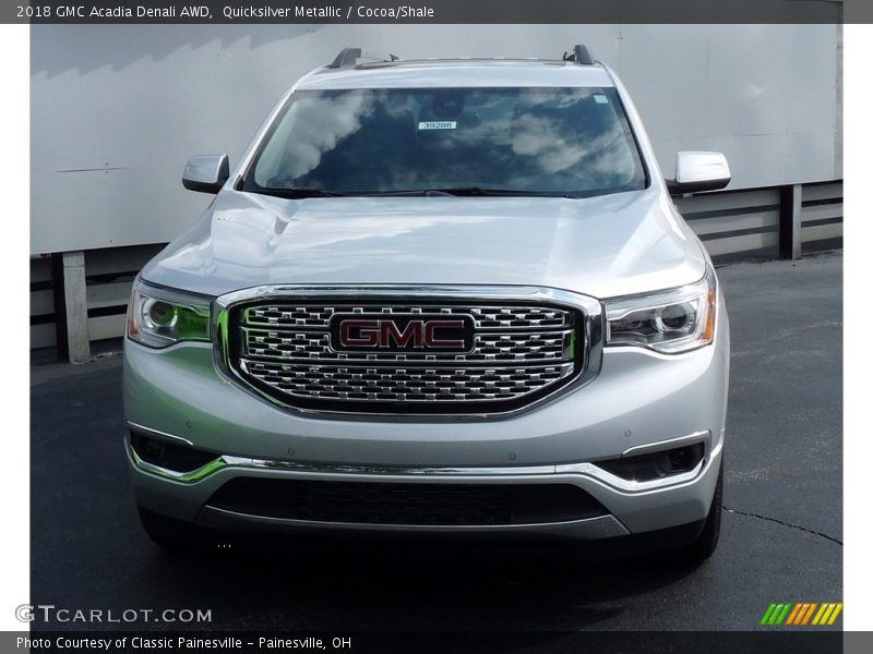 Quicksilver Metallic / Cocoa/Shale 2018 GMC Acadia Denali AWD