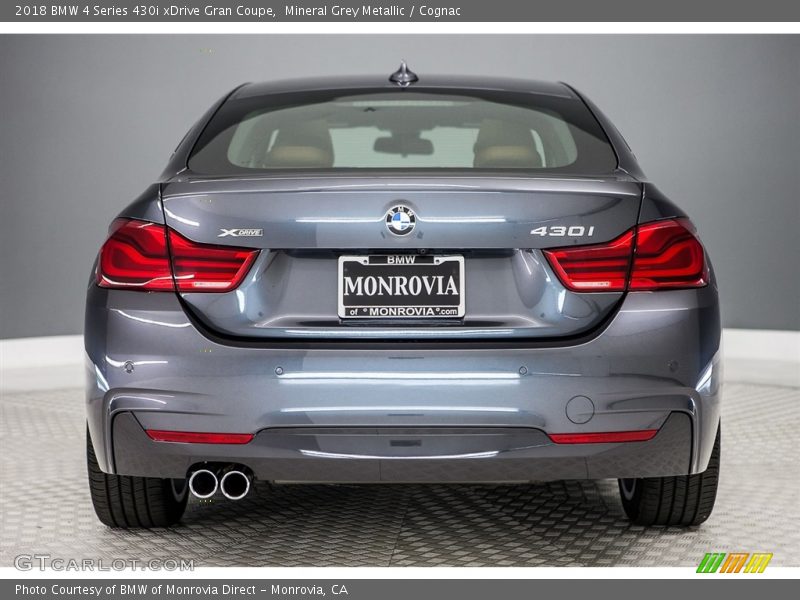 Mineral Grey Metallic / Cognac 2018 BMW 4 Series 430i xDrive Gran Coupe