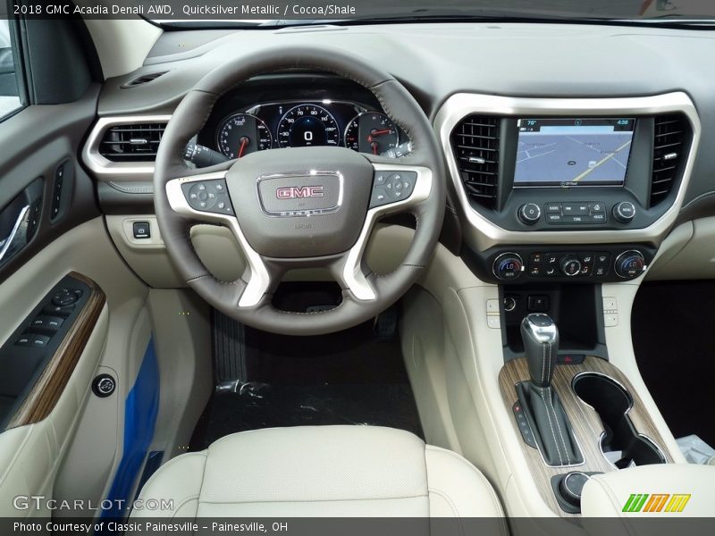 Dashboard of 2018 Acadia Denali AWD