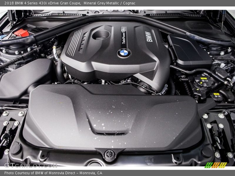  2018 4 Series 430i xDrive Gran Coupe Engine - 2.0 Liter DI TwinPower Turbocharged DOHC 16-Valve VVT 4 Cylinder