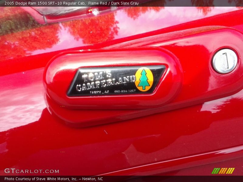 Flame Red / Dark Slate Gray 2005 Dodge Ram 1500 SRT-10 Regular Cab