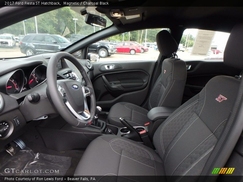  2017 Fiesta ST Hatchback Charcoal Black Interior