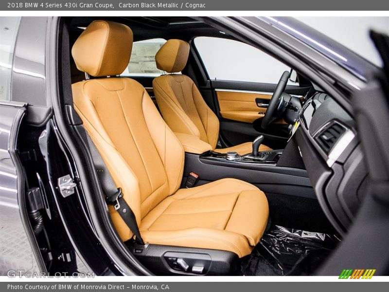 Carbon Black Metallic / Cognac 2018 BMW 4 Series 430i Gran Coupe