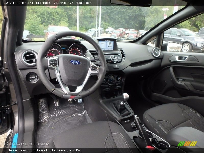  2017 Fiesta ST Hatchback Charcoal Black Interior