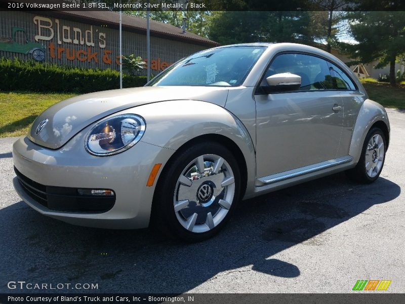 Moonrock Silver Metallic / Black 2016 Volkswagen Beetle 1.8T SEL