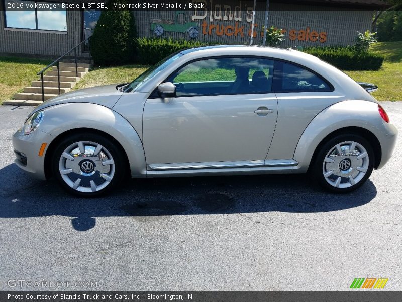 Moonrock Silver Metallic / Black 2016 Volkswagen Beetle 1.8T SEL