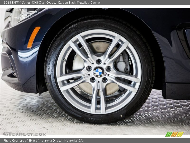 Carbon Black Metallic / Cognac 2018 BMW 4 Series 430i Gran Coupe