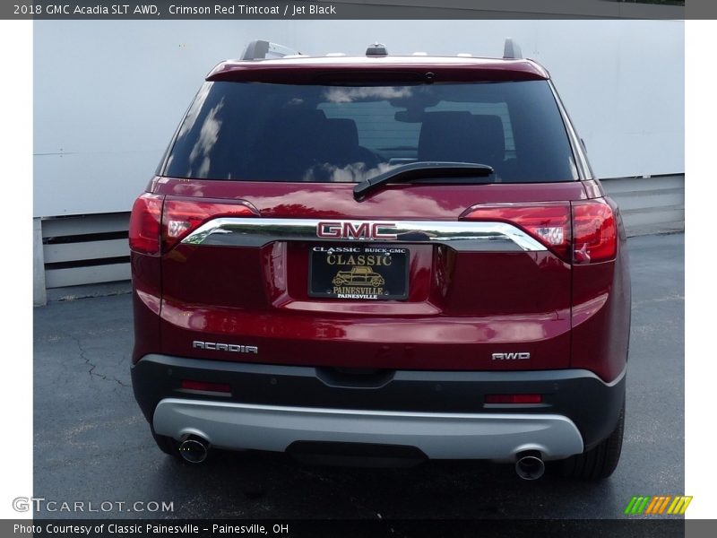 Crimson Red Tintcoat / Jet Black 2018 GMC Acadia SLT AWD