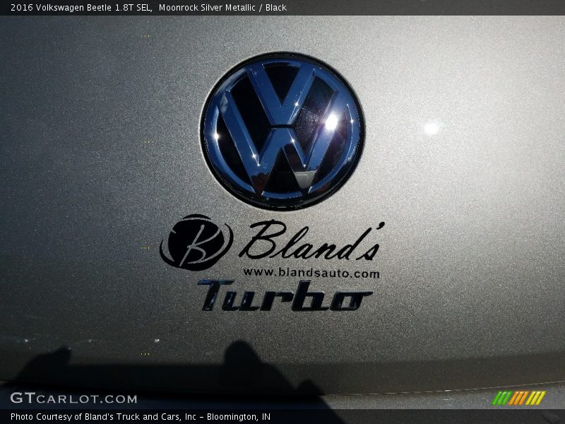 Moonrock Silver Metallic / Black 2016 Volkswagen Beetle 1.8T SEL