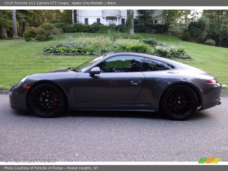Agate Grey Metallic / Black 2016 Porsche 911 Carrera GTS Coupe