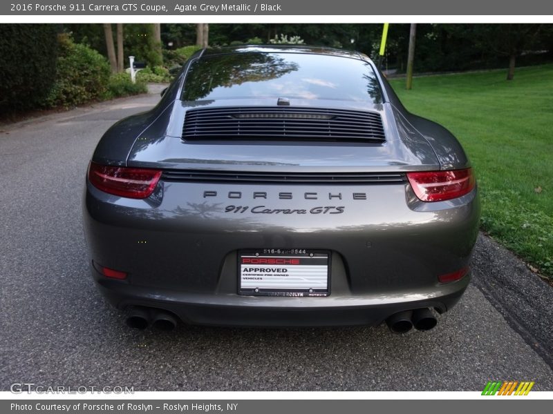 Agate Grey Metallic / Black 2016 Porsche 911 Carrera GTS Coupe