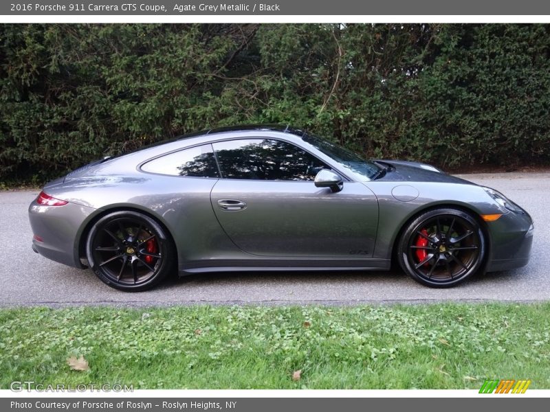 Agate Grey Metallic / Black 2016 Porsche 911 Carrera GTS Coupe