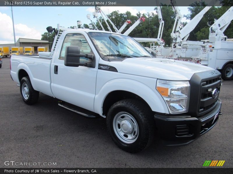 Oxford White / Steel 2012 Ford F250 Super Duty XL Regular Cab