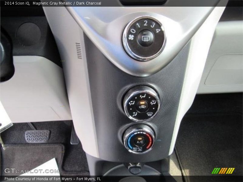 Magnetic Gray Metallic / Dark Charcoal 2014 Scion iQ