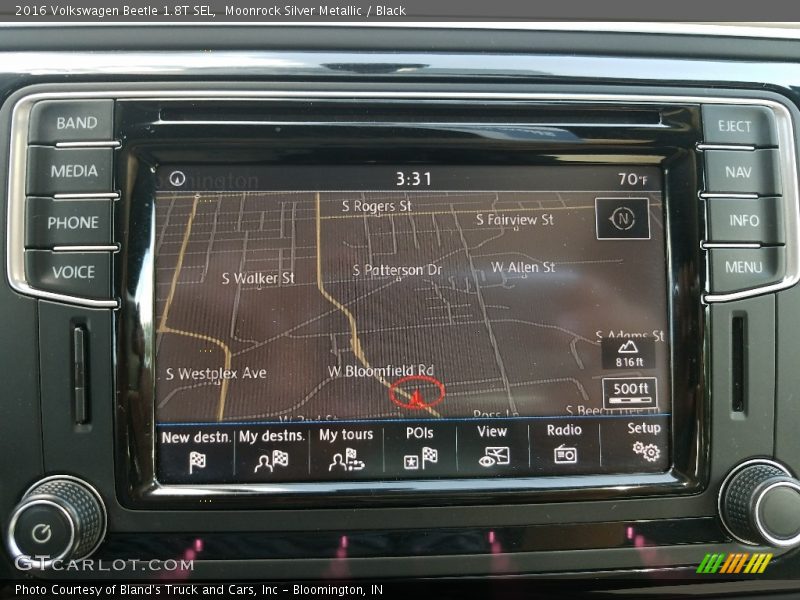 Moonrock Silver Metallic / Black 2016 Volkswagen Beetle 1.8T SEL